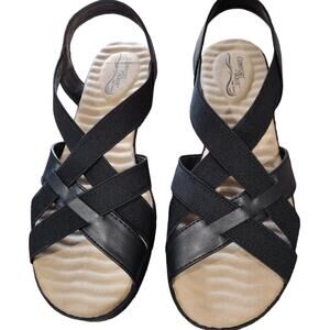 NEW Easy Street Women's Janice Wedge Sandal Size 10M